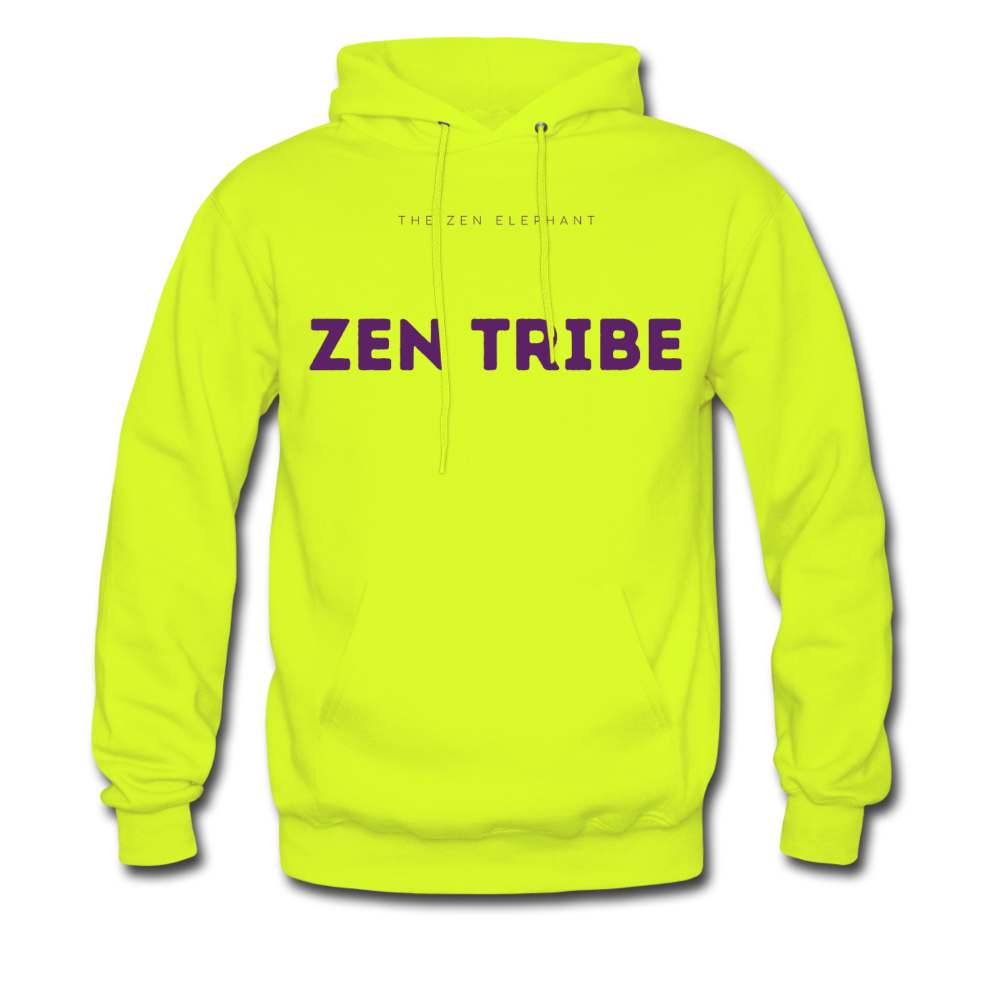 Zen Tribe Hoodie (Men's Size) - safety green